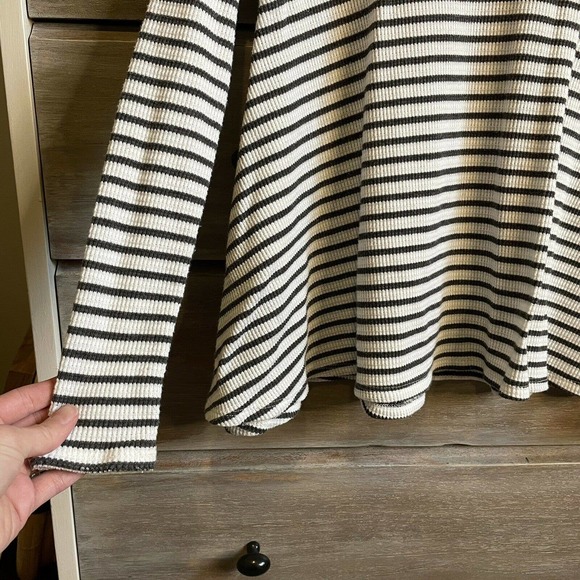 Free People We The Free Rockabilly Raglan Thermal Striped Long Sleeve Shirt - Picture 5 of 6